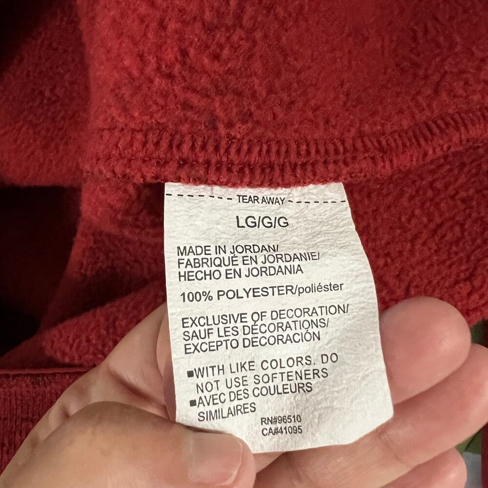 Under Armour Loose Snap Button Pullover Red Large… - image 5